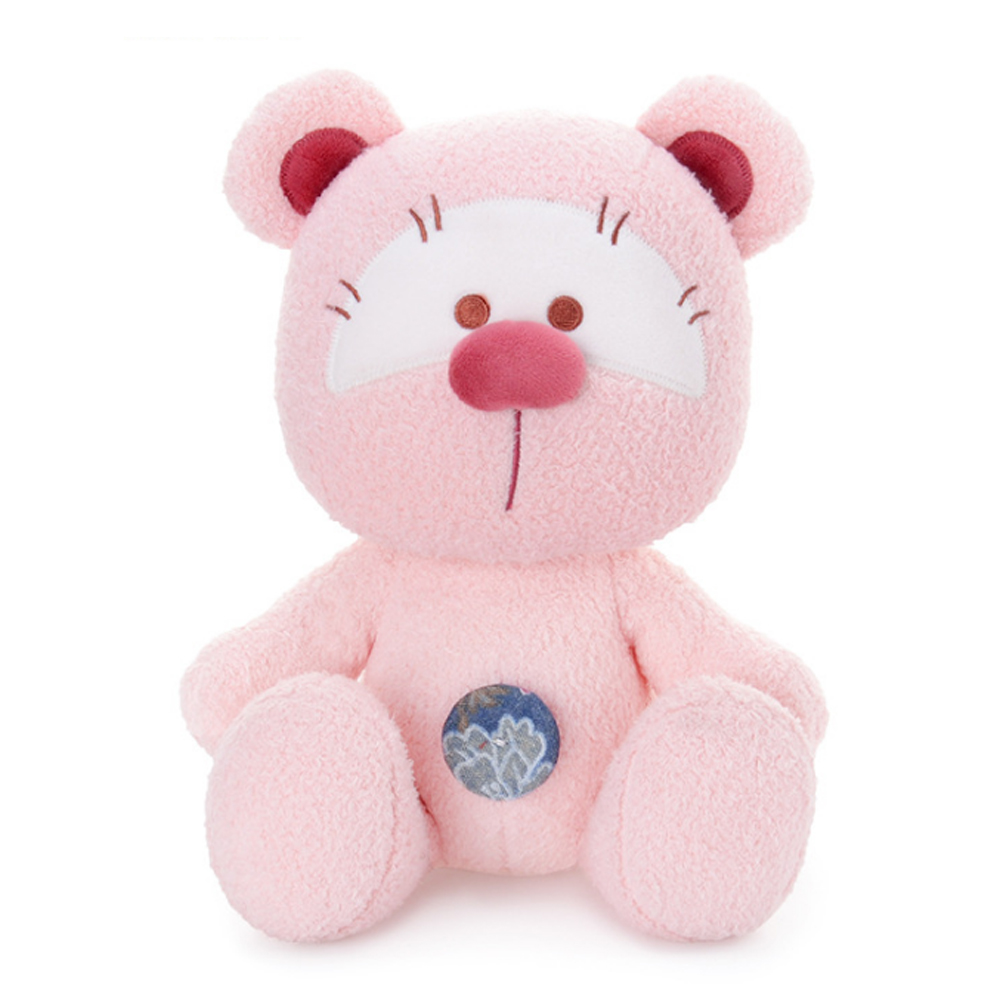 metoo 纽扣小熊公仔小号 8寸 深咖色