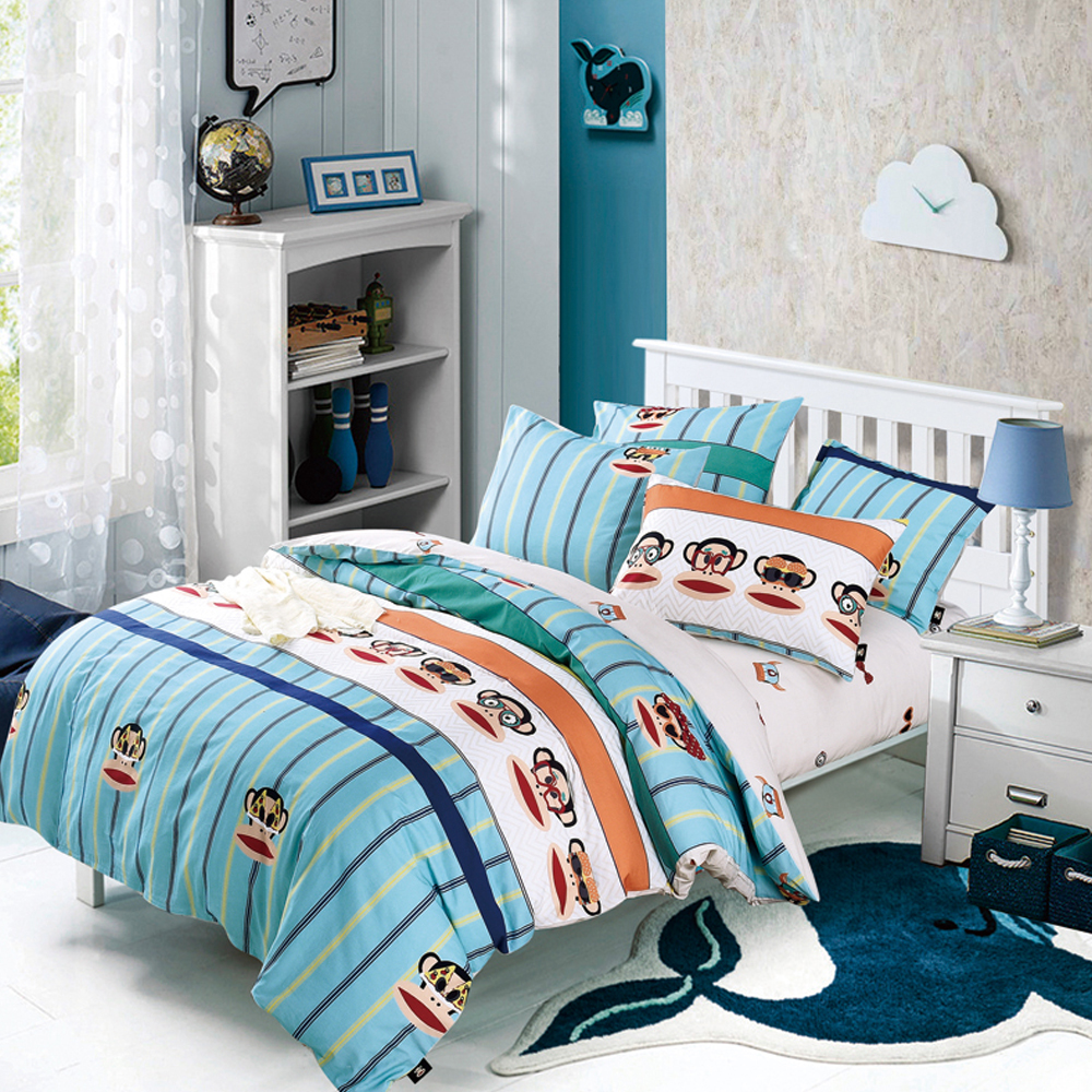 >大嘴猴(paul frank) 全棉四件套 神采奕奕pf0412tj